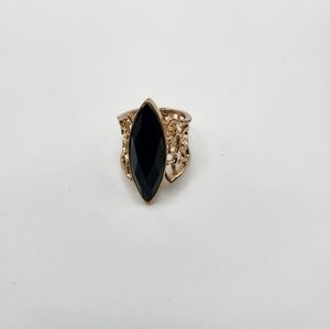 A stunning statement fashion ring with hinge closure.  See photos.
